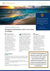 Case Study on IT Network Replacement for University of Sussex